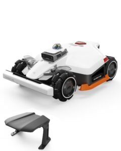 MAMMOTION LUBA 3 AWD 3000 Mähroboter ohne Begrenzungskabel für 3000㎡, 360° LiDAR+NetRTK+KI Vision Tri-Fusion-Positionierung, AWD für 80% Steigungen, Auto-Kartierung, bis zu 30 Zonen, 12Ah-AKKU