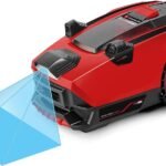 Einhell Mähroboter FREELEXO CAM 500 Power X-Change (18V, Kamera ersetzt Begrenzungsdraht, für 500 m², Brushless, bis 25% Steigung, Schnittbreite 18 cm, inkl. 3,0 Ah Akku, 5 m Magnetband)